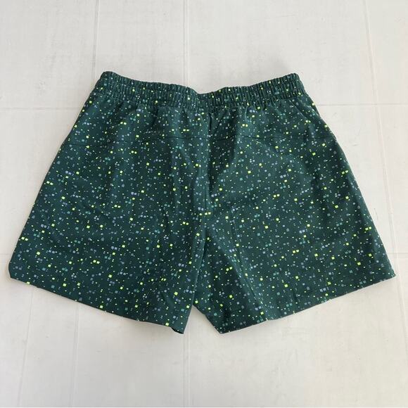 New FABLETICS The One Short 3" Athletic Shorts Women's Deep Sea Green Confetti - Picture 3 of 8